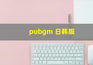 pubgm 日韩服